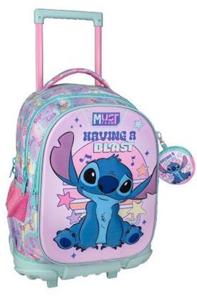 Εικόνα της MUST TEAM ΤΣΑΝΤΑ TROLLEY ΔΗΜΟΤΙΚΟΥ 3 ΘΗΚΕΣ - LILO & STITCH HAVING A BLAST (000565046)