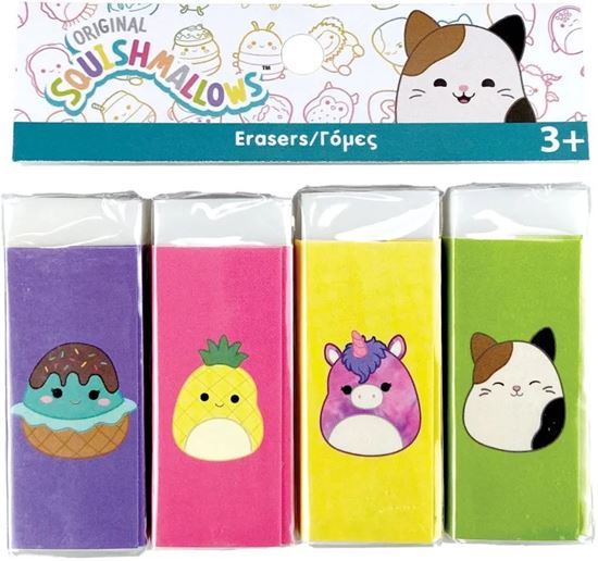Εικόνα από GIM ΣΕΤ 4 ΓΟΜΕΣ SQUISHMALLOWS