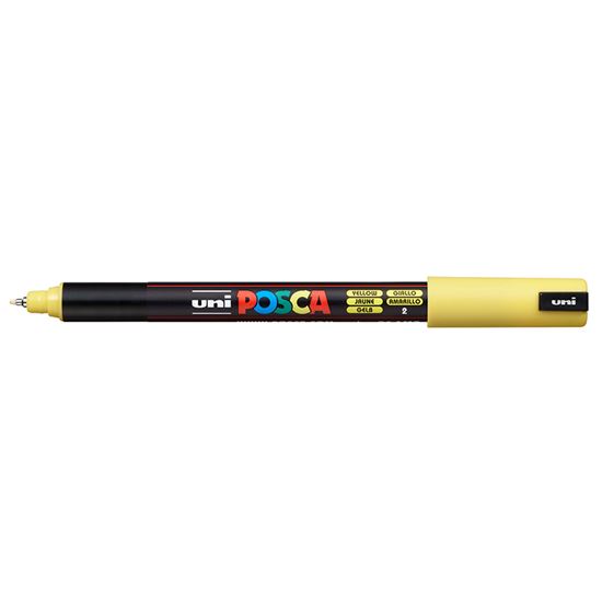 Εικόνα από ΜΑΡΚΑΔΟΡΟΙ UNI POSCA PC-1MR EXTRA FINE YELLOW