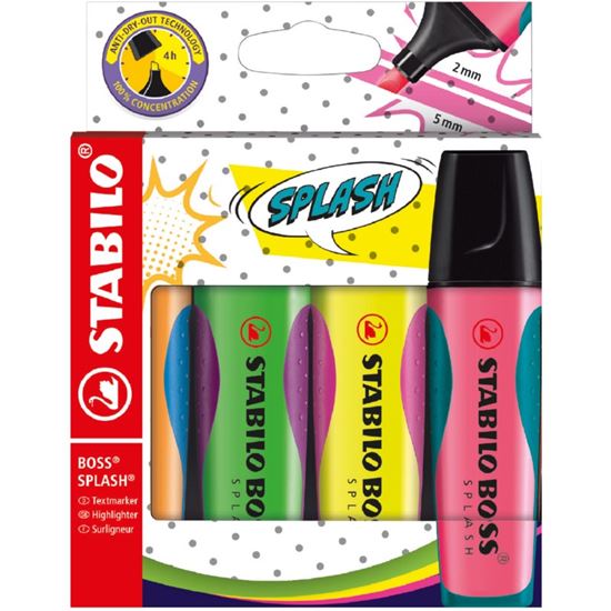 Εικόνα από ΜΑΡΚΑΔΟΡΟΙ STABILO BOSS SET/4τεμ SPLASH