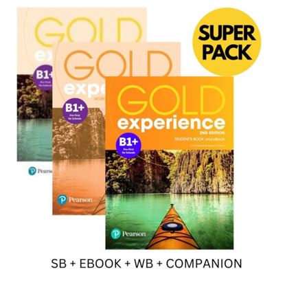 Εικόνα της GOLD EXPERIENCE B1+ SUPER PACK (SB + EBOOK + WB + COMPANION) 2ND ED