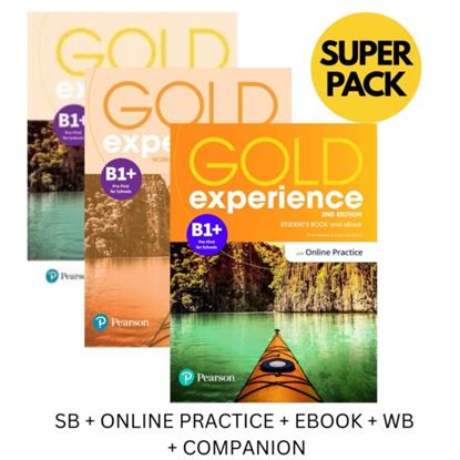 Εικόνα της GOLD EXPERIENCE B1+ SUPER PACK (SB + ONLINE PRACTICE + EBOOK + WB + COMPANION) 2ND ED