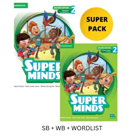 Εικόνα από SUPER MINDS 2 SUPER PACK (SB + WB + WORDLIST) 2ND ED