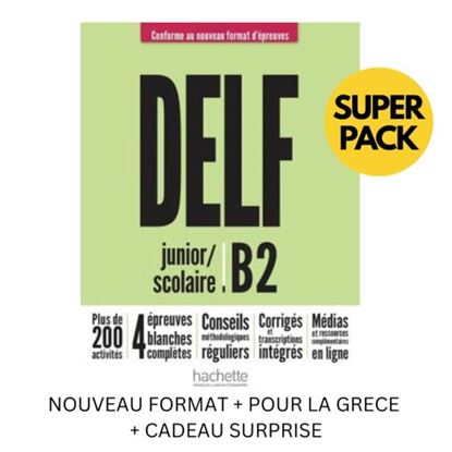 Εικόνα της DELF SCOLAIRE ET JUNIOR B2 SUPER PACK (NOUVEAU FORMAT + POUR LA GRECE + CADEAU SURPRISE)