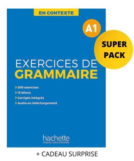 Εικόνα από EXERCICES DE GRAMMAIRE EN CONTEXTE A1 SUPER PACK (+ CADEAU SURPRISE)