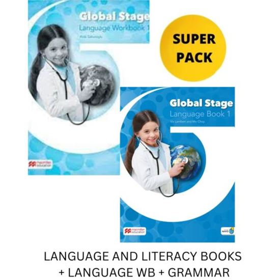 Εικόνα από GLOBAL STAGE 1 SUPER PACK (LANGUAGE AND LITERACY BOOKS + LANGUAGE WB + GRAMMAR)
