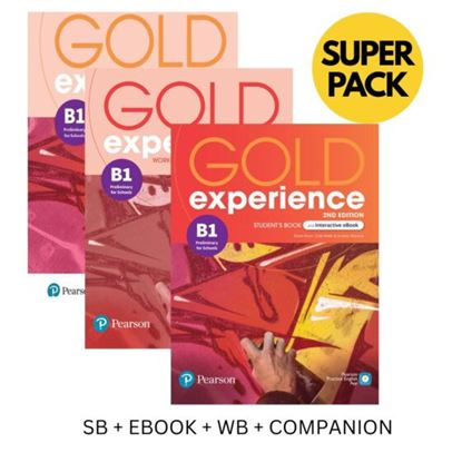 Εικόνα της GOLD EXPERIENCE B1 SUPER PACK (SB + EBOOK + WB + COMPANION) 2ND ED