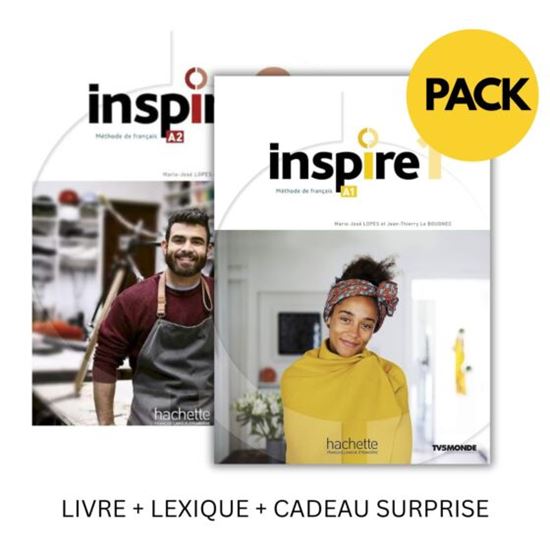 Εικόνα από INSPIRE 1 & 2 PACK (LIVRE + LEXIQUE + CADEAU SURPRISE)