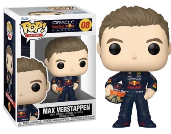 Εικόνα από FUNKO POP! RACING: ORACLE RED BULL RACING - MAX VERSTAPPEN WITH HELM #08 VINYL FIGURE