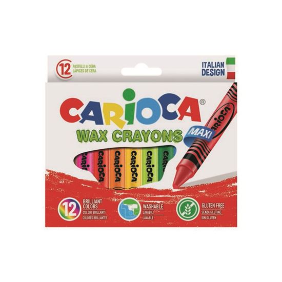 Εικόνα από ΚΗΡΟΜΠΟΓΙΕΣ CARIOCA WAX CRAYONS/12 42369