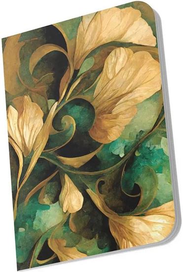 Εικόνα από LOGINOTES ΣΗΜΕΙΩΜΑΤΑΡΙΟ A5 PAPER LINE GOLD FLOWERS