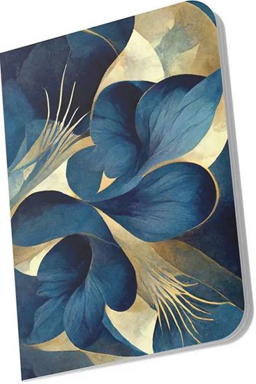 Εικόνα από LOGINOTES ΣΗΜΕΙΩΜΑΤΑΡΙΟ A5 PAPER LINE BLUE FLOWERS