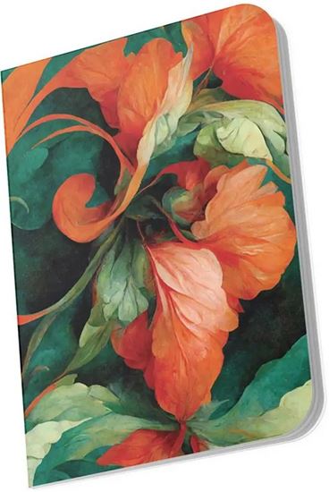 Εικόνα από LOGINOTES ΣΗΜΕΙΩΜΑΤΑΡΙΟ A5 PAPER LINE RED FLOWERS
