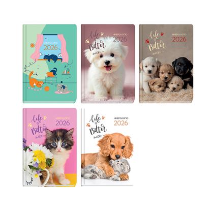 Εικόνα της ΗΜΕΡΟΛΟΓΙΑ ΗΒ 501114 08X11 DOGS & CATS ΕΒΔΟΜΑΔΙΑΙΟ