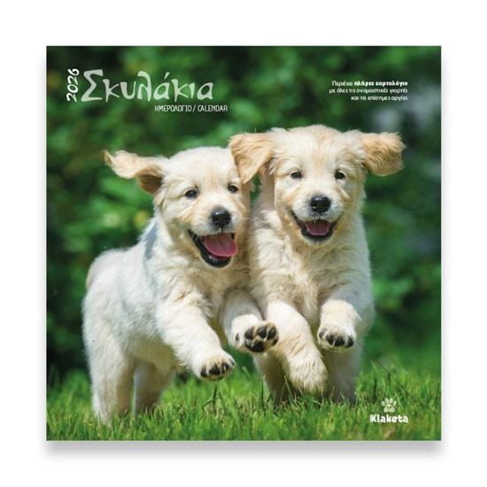 Εικόνα από  ΗΜΕΡΟΛΟΓΙΟ ΤΟΙΧΟΥ 2026: ΣΚΥΛΑΚΙΑ (30Χ30)