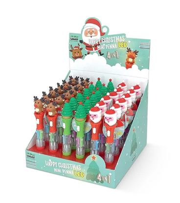 Εικόνα της ΣΤΥΛΟ LEBEZ ΜΙΝΙ ΣΧΕΔΙΑ CHRISTMAS LED 4/ΧΡΩΜΟ