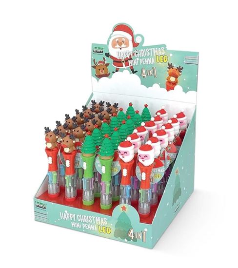 Εικόνα από ΣΤΥΛΟ LEBEZ ΜΙΝΙ ΣΧΕΔΙΑ CHRISTMAS LED 4/ΧΡΩΜΟ