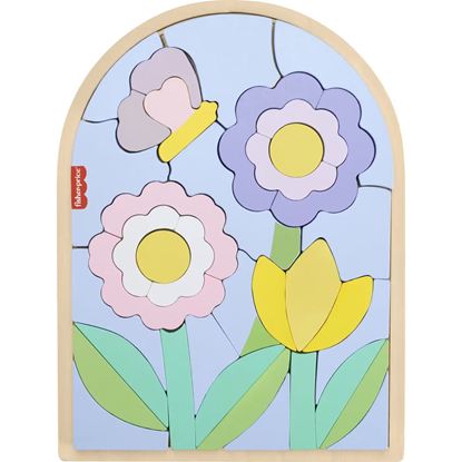 Εικόνα της FISHER-PRICE - ΞΥΛΙΝΟ ΠΑΖΛ: ΛΟΥΛΟΥΔΙΑ 38 ΤΜΧ- HXT97