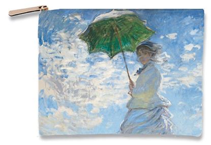 Εικόνα της ΠΟΡΤΟΦΟΛΙ ΥΦΑΣΜΑΤΙΝΟ ΣΟΥΕΤ MONET - WOMAN WITH A PARASOL