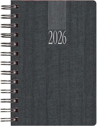 Εικόνα της ΗΜΕΡΟΛΟΓΙΟ 2026 ΗΜΕΡΗΣΙΟ 16.6X24 THEOFYLAKTOS INDIANA WIRE-O ΑΝΘΡΑΚΙ