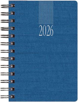 Εικόνα της ΗΜΕΡΟΛΟΓΙΟ 2026 ΗΜΕΡΗΣΙΟ 16.6X24 THEOFYLAKTOS INDIANA WIRE-O ΜΠΛΕ