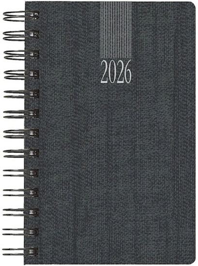 Εικόνα από ΗΜΕΡΟΛΟΓΙΟ 2026 ΗΜΕΡΗΣΙΟ 11X16.5 THEOFYLAKTOS KASHMIR WIRE-O ΑΝΘΡΑΚΙ