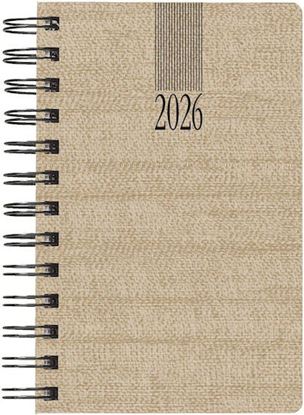 Εικόνα της ΗΜΕΡΟΛΟΓΙΟ 2026 ΗΜΕΡΗΣΙΟ 14.5X20.5 THEOFYLAKTOS KASHMIR WIRE-O ΜΠΕΖ