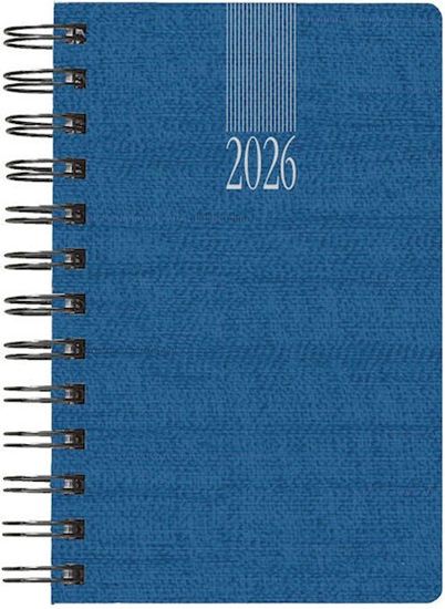 Εικόνα από ΗΜΕΡΟΛΟΓΙΟ 2026 ΗΜΕΡΗΣΙΟ 14.5X20.5 THEOFYLAKTOS KASHMIR WIRE-O ΜΠΛΕ