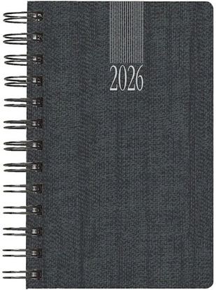 Εικόνα της ΗΜΕΡΟΛΟΓΙΟ 2026 ΗΜΕΡΗΣΙΟ 14.5X20.5 THEOFYLAKTOS KASHMIR WIRE-O ΑΝΘΡΑΚΙ