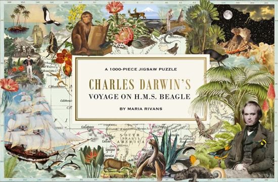 Εικόνα από CHARLES DARWIN'S VOYAGE ON H.M.S. BEAGLE: A 1000-PIECE JIGSAW PUZZLE