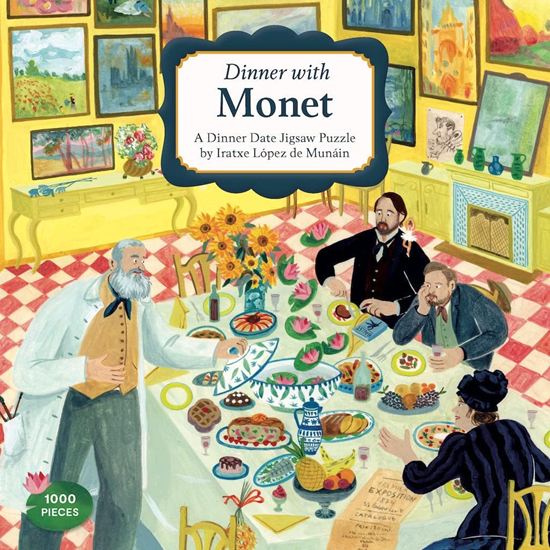 Εικόνα από DINNER WITH MONET: A 1000-PIECE JIGSAW PUZZLE