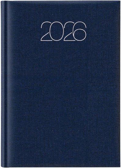 Εικόνα από ΗΜΕΡΟΛΟΓΙΟ 2026 ΕΒΔΟΜΑΔΙΑΙΟ 17.2X24 THEOFYLAKTOS COTTON CLASSIC ΜΠΛΕ