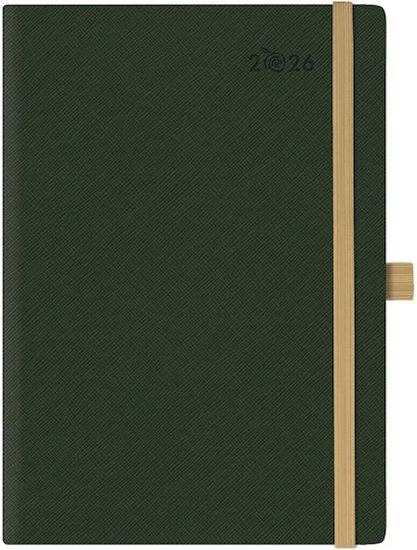 Εικόνα από ΗΜΕΡΟΛΟΓΙΟ 2026 ΗΜΕΡΗΣΙΟ ΣΠΙΡΑΛ 17.2X24 THEOFYLAKTOS APPEEL ECO SAFFRIANO PLUS OLIVE