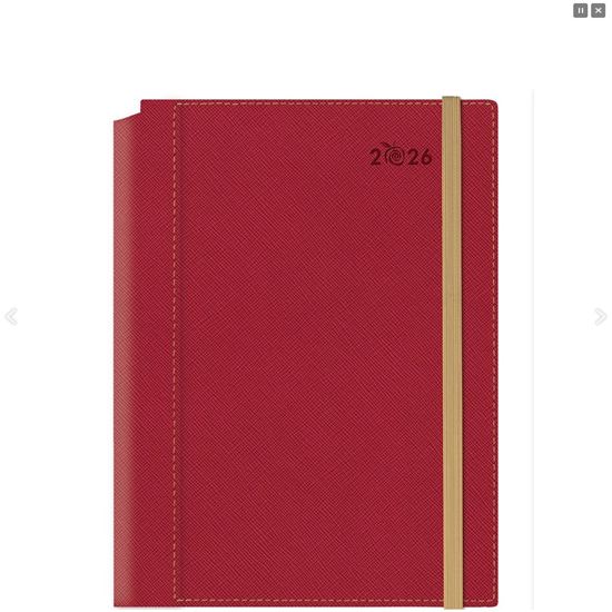 Εικόνα από ΗΜΕΡΟΛΟΓΙΟ 2026 ΗΜΕΡΗΣΙΟ17.2X24 THEOFYLAKTOS BORNEO APPEEL ECO SAFFRIANO ΚΟΚΚΙΝΟ