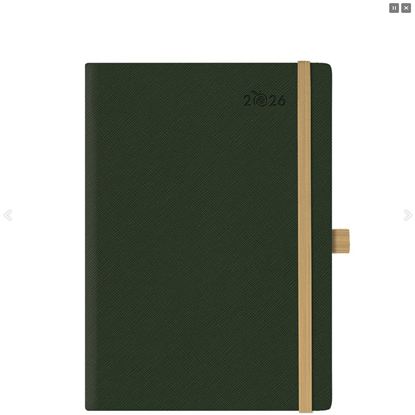 Εικόνα της ΗΜΕΡΟΛΟΓΙΟ 2026 ΗΜΕΡΗΣΙΟ17.2X24 THEOFYLAKTOS BORNEO APPEEL ECO SAFFRIANO OLIVE