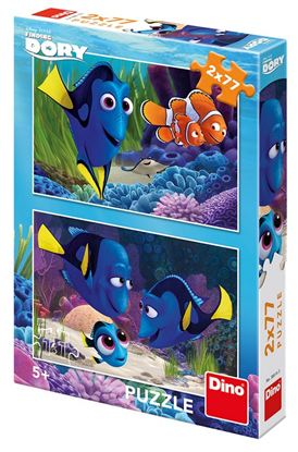 Εικόνα της DINO PUZZLE: FINDING DORY 2x77τμχ