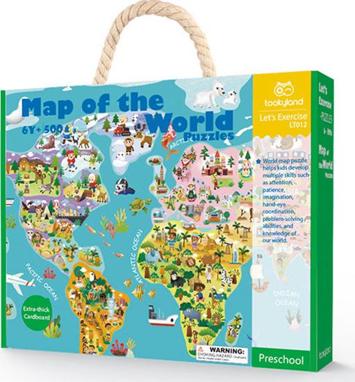 Εικόνα από ΠΑΙΔΙΚΟ PUZZLE ΠΑΓΚΟΣΜΙΟΣ ΧΑΡΤΗΣ