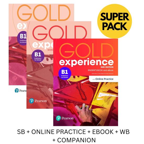 Εικόνα από GOLD EXPERIENCE B1 SUPER PACK (SB + ONLINE PRACTICE + EBOOK + WB + COMPANION) 2ND ED