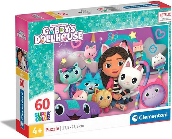 Εικόνα από CLEMENTONI SUPERCOLOR PUZZLE GABBY'S DOLLHOUSE 60ΤΜΧ
