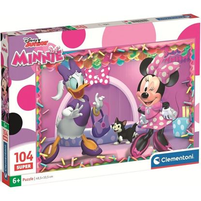 Εικόνα της CLEMENTONI SUPERCOLOR PUZZLE DISNEY MINNIE 104τμχ