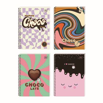 Εικόνα της ΤΕΤΡΑΔΙΑ ΣΠΙΡΑΛ INTERDRUK CHOCO 17Χ25/3Θ 180σ ΑΡΩΜΑΤΙΚΟ