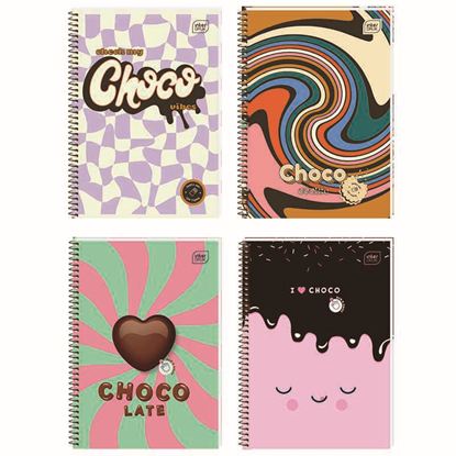 Εικόνα της ΤΕΤΡΑΔΙΑ ΣΠΙΡΑΛ INTERDRUK CHOCO 21Χ29/2Θ 120σ ΑΡΩΜΑΤΙΚΟ