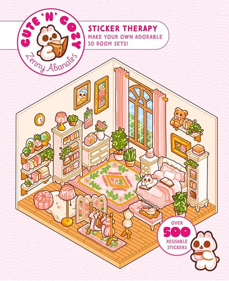 Εικόνα από CUTE 'N' COZY STICKER THERAPY : MAKE YOUR OWN ADORABLE 3D ROOM SETS! OVER 500 STICKERS
