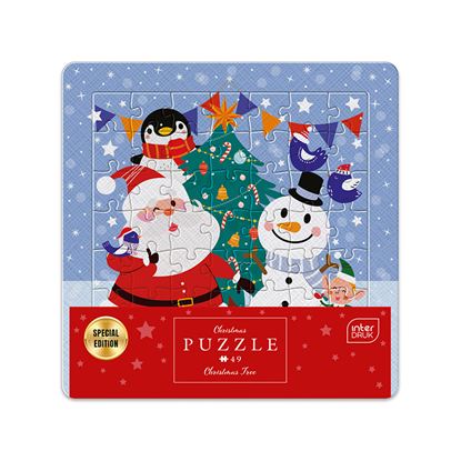 Εικόνα της ΠΑΖΛ INTERDRUK 49 XMAS FRAME CHRISTMAS TREE