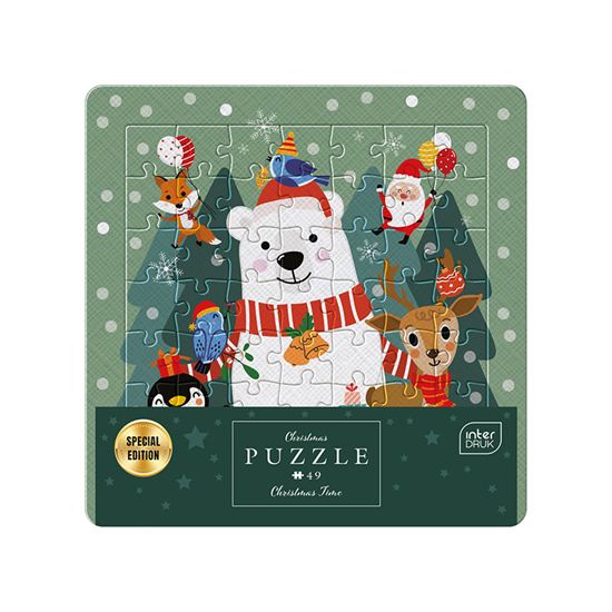 Εικόνα από ΠΑΖΛ INTERDRUK 49 XMAS FRAME CHRISTMAS TIME