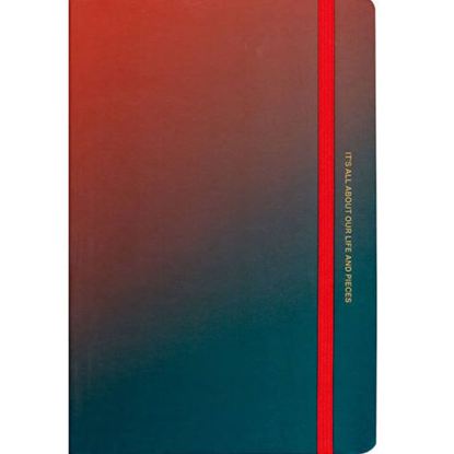 Εικόνα της ΣΗΜΕΙΩΜΑΤΑΡΙΟ ΒΙΒΛΙΟΔΕΤΗΜΕΝΟ SALKO DEGRADE ΜΕ ΛΑΣΤΙΧΟ A5 80φ