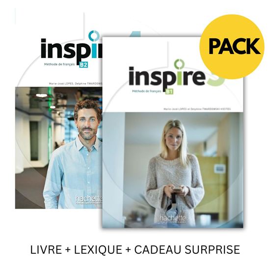 Εικόνα από INSPIRE 3 & 4 PACK (LIVRE + LEXIQUE + CADEAU SURPRISE)