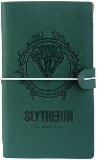 Εικόνα από ΤΑΞΙΔΙΩΤΙΚΟ ΤΕΤΡΑΔΙΟ HARRY POTTER (SLYTHERIN) ΜΕ ΜΑΛΑΚΟ ΕΞΩΦΥΛΛΟ ΑΠΟ ΔΕΡΜΑΤΙΝΗ 12x20