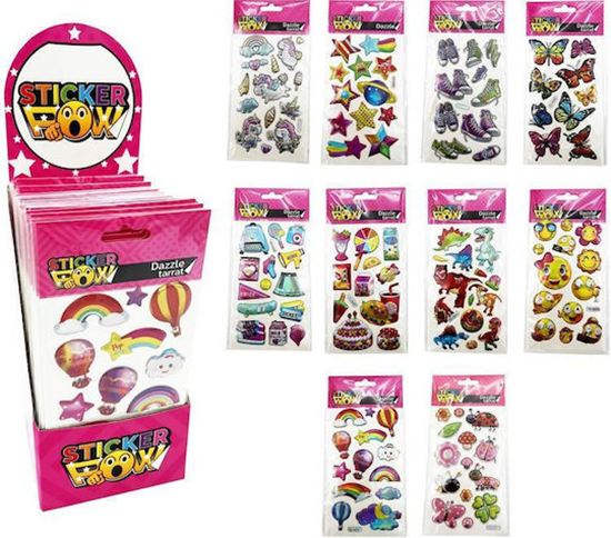 Εικόνα από ΑΥΤΟΚΟΛΛΗΤΑ DAZZLE 2 3D ΣΕ ΔΙΑΦΟΡΑ ΣΧΕΔΙΑ