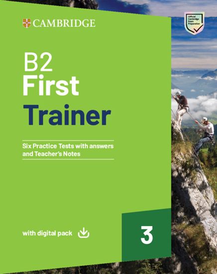 Εικόνα από CAMBRIDGE ENGLISH FIRST 3 TRAINER (+ DIGITAL PACK) W/A
